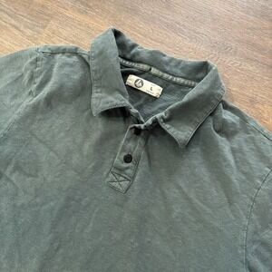 American Giant‎ Sportswear Company Men's Green Polo Shirt Sz L USA Cotton